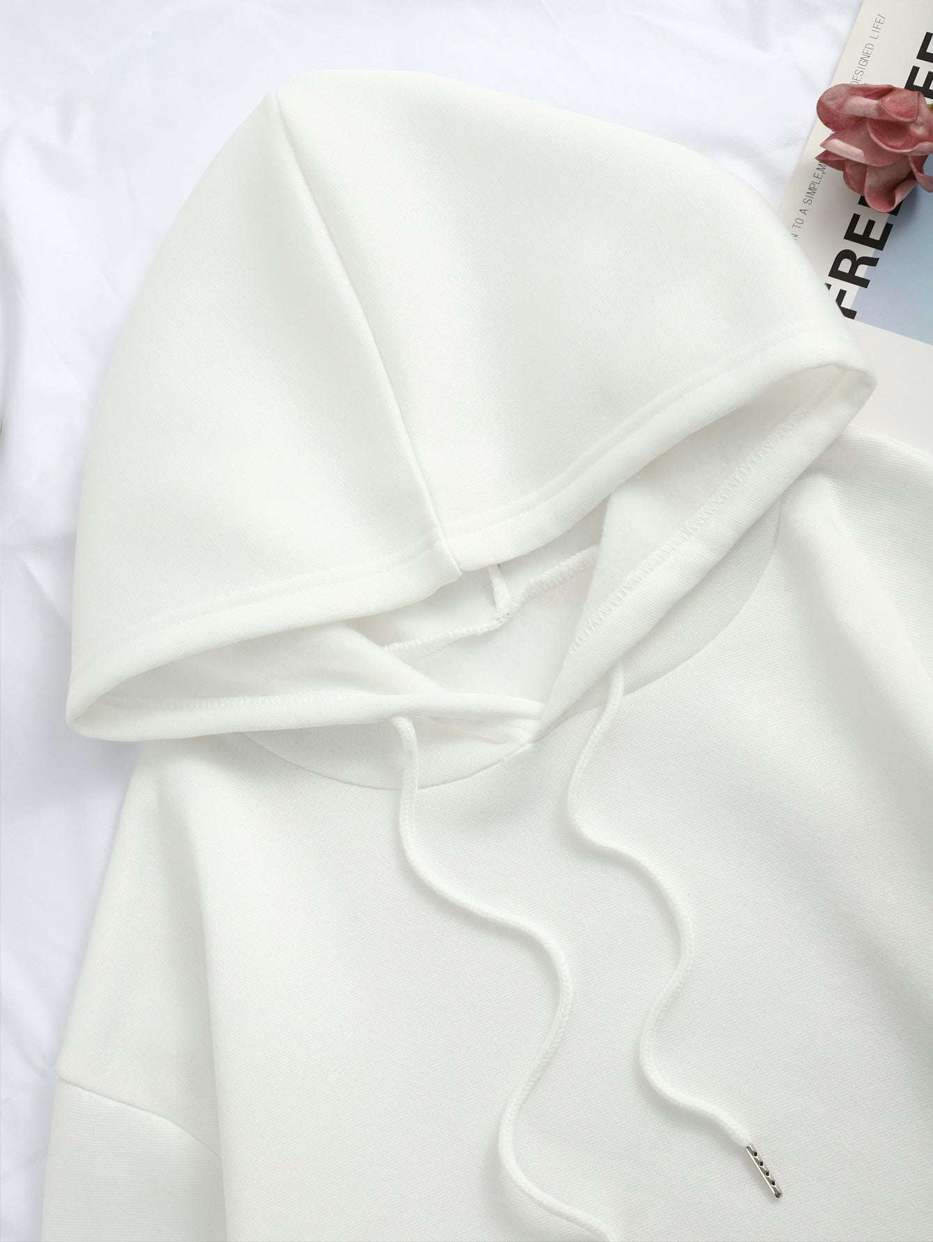 Oversized Hoodie with Back Text