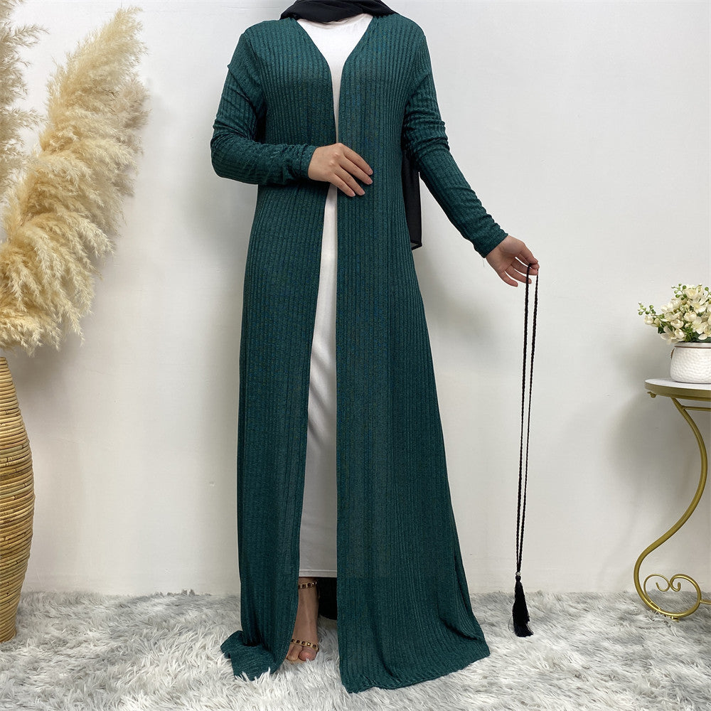 Women's Long Sleeve Knit Robe