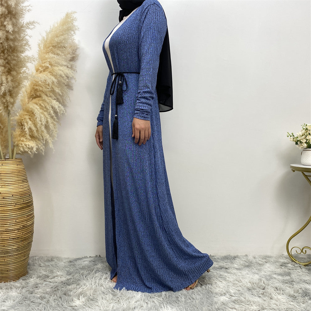 Women's Long Sleeve Knit Robe