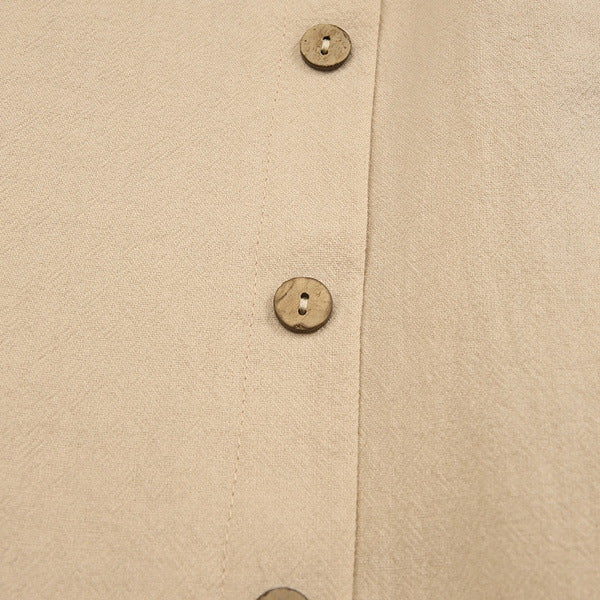 High-Waisted Wide-Leg Pants with Slit