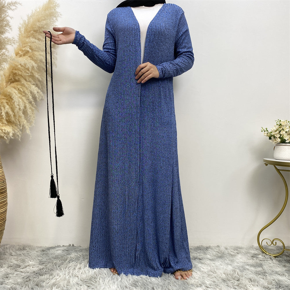 Women's Long Sleeve Knit Robe
