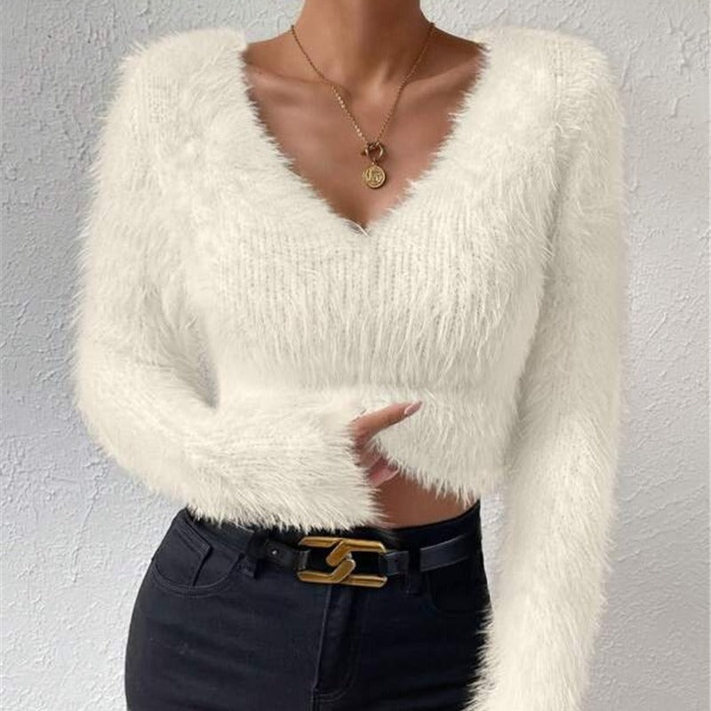 Faux Fur Lined Sweater