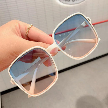 Rice Nail Square Sunglasses Gradient Color