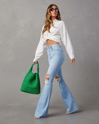 Wide-leg Jeans Mulheres