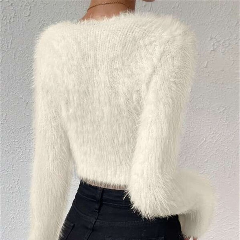 Faux Fur Lined Sweater