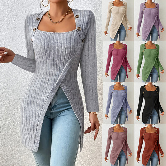 Casual Long-Sleeve T-Shirt