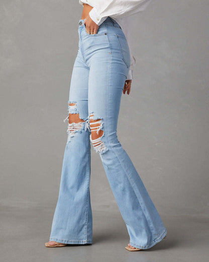 Wide-leg Jeans Mulheres