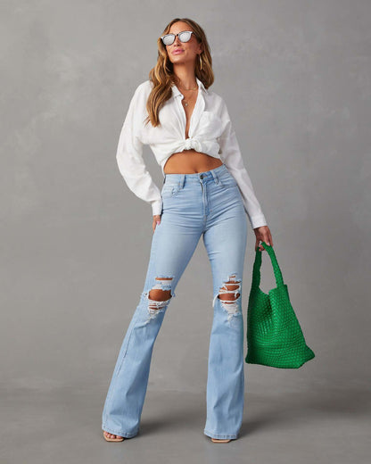 Wide-leg Jeans Mulheres