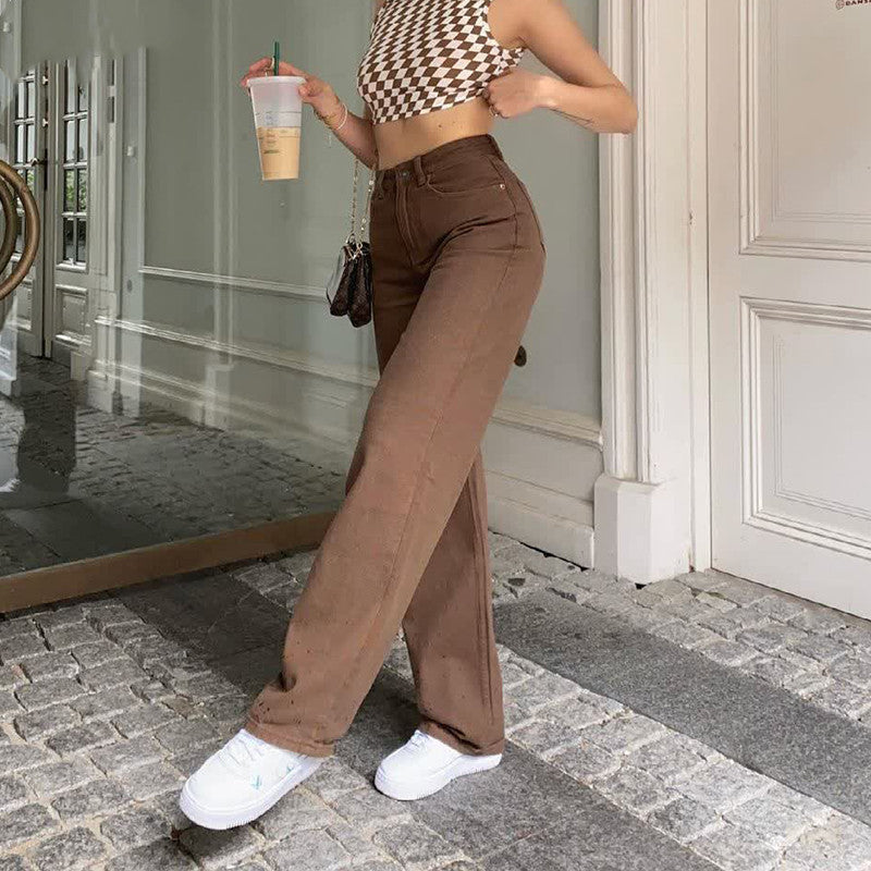 Retro Brown Jeans